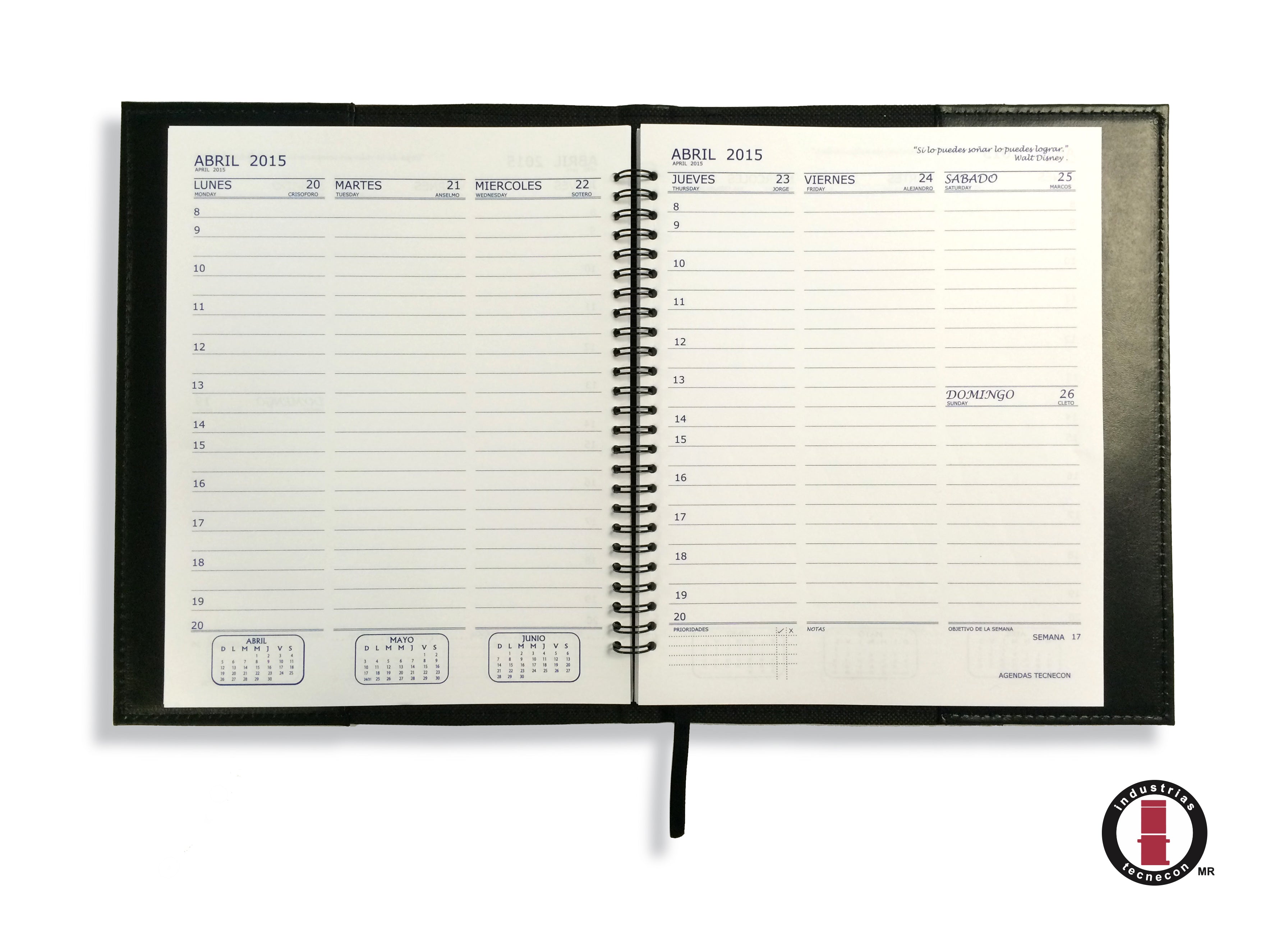 Agenda Carta Diamante